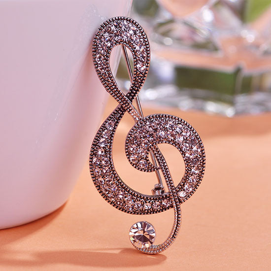 Broche Musicale Vintage Européenne et Américaine