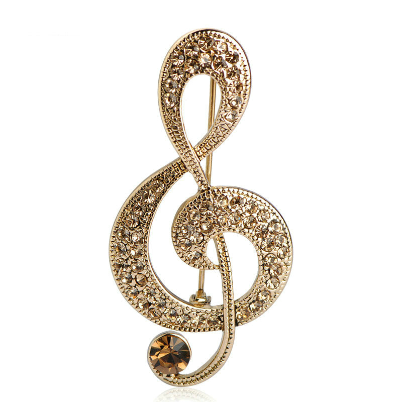 Broche Musicale Vintage Européenne et Américaine