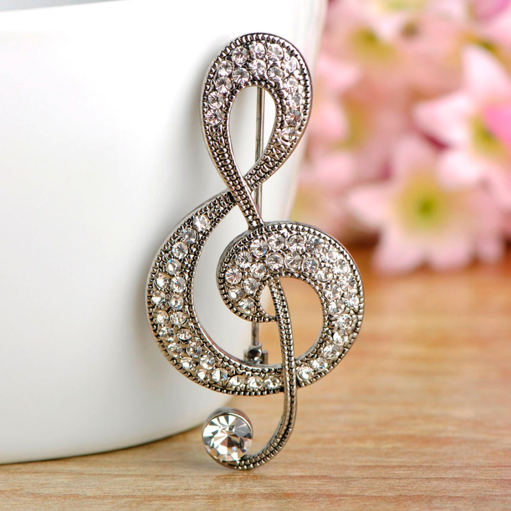 Broche Musicale Vintage Européenne et Américaine