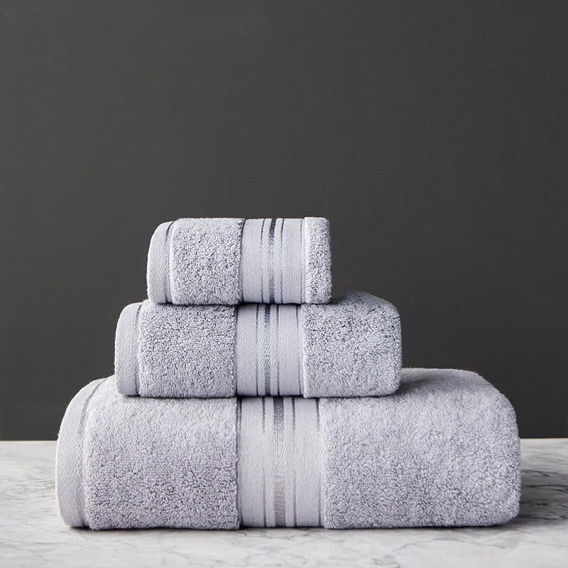 Ensemble épais de serviettes de bain en coton pur pour plage et salon beauté