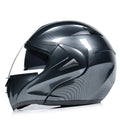 Casque de Moto Découvert en Fibre de Carbone avec Double Miroir pour Vélo Électrique, Hommes et Femmes