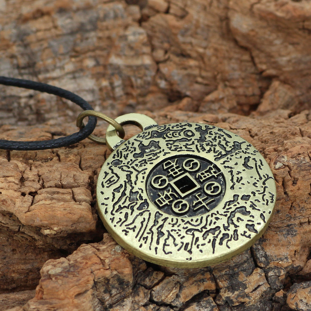 Amulette Russe Vintage, Collier, Pendentif, Bijoux, Collier Amulette de Mode