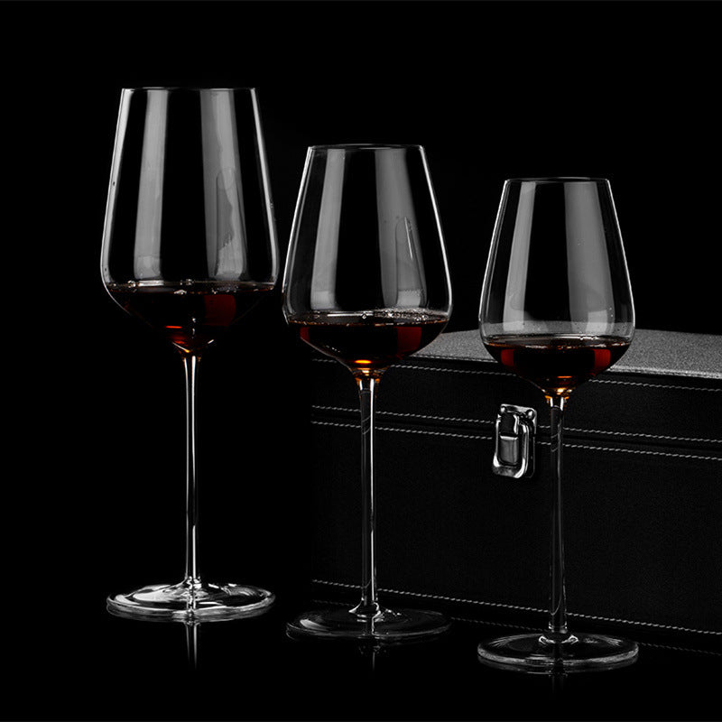 Verre à vin rouge en cristal monobloc