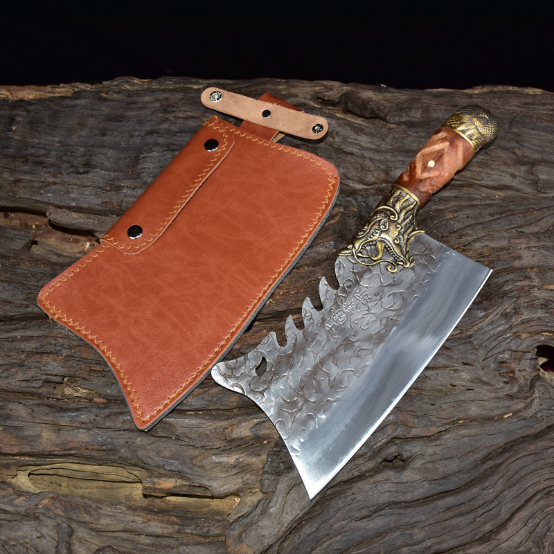 Couteau de chef en forme de fantôme vintage fait à la main