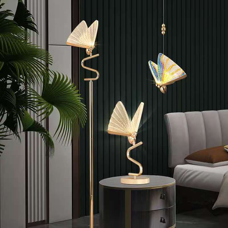 Lustre Papillon en Vente – Lampe d'Intérieur Artistique pour Salon, Chambre, Escalier