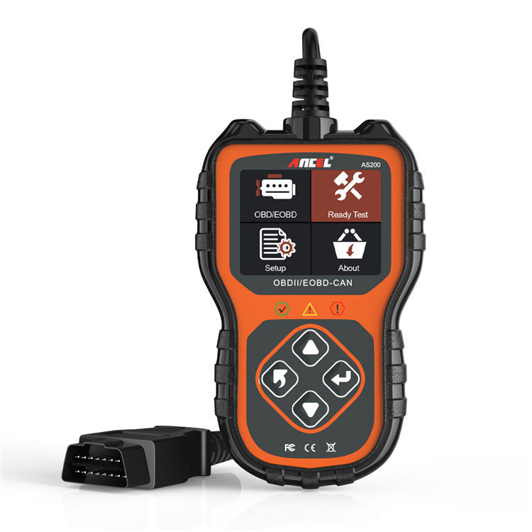 Ancel As200 Scanner OBD2 pour Voiture Outil de Diagnostic Multifonction Multilingue
