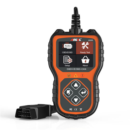 Ancel As200 Scanner OBD2 pour Voiture Outil de Diagnostic Multifonction Multilingue