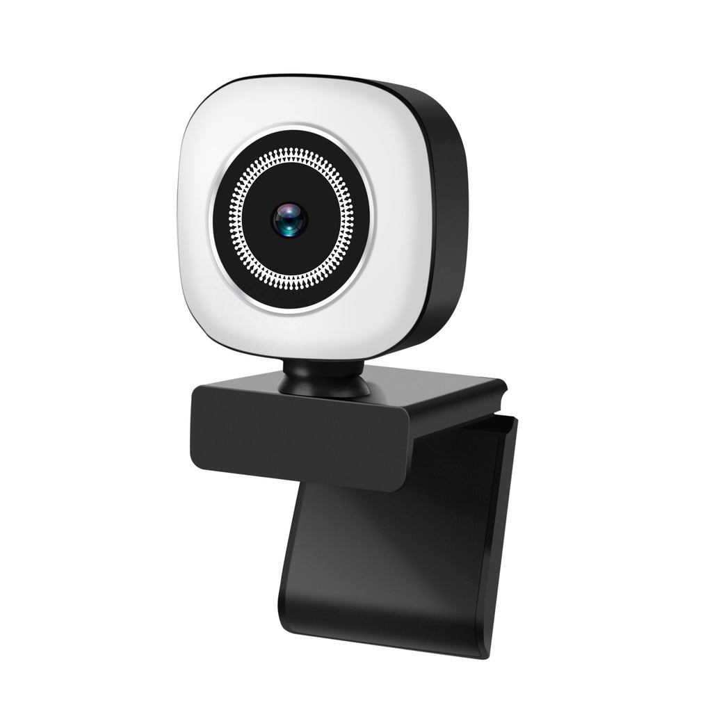 Nouvelle Webcam Privée 4K avec Éclairage de Beauté pour Diffusion en Direct USB HD