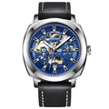 Montre mécanique automatique ajourée étanche pour homme, montre de mode élégante