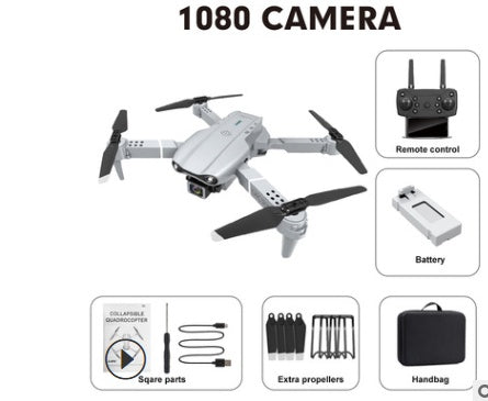 SHAREFUNBAY Nouveau Drone 4K HD Double Caméra Positionnement Visuel 1080P WiFi FPV Drone Quadricoptère RC à Maintien d'Altitude