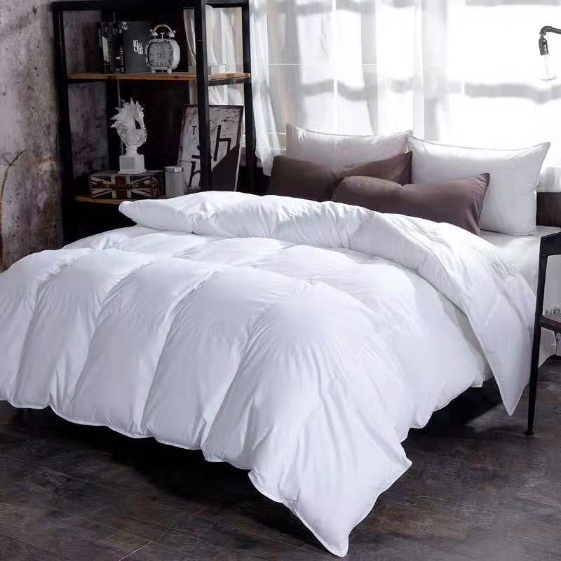 Couette en duvet d'oie, isolante hiver, noyau de duvet naturel, climatiseur intégré