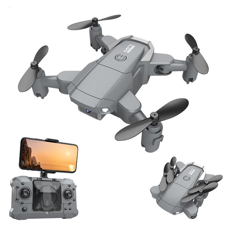 Mini drone pliable portable avec caméra HD pour photographie aérienne facile et ludique