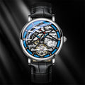 Montre Automatique Homme Glenn Authentique Mécanique Squelette Design Élégant