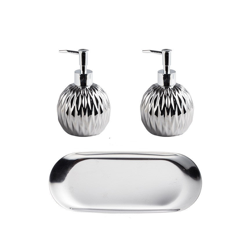 Bouteille de Gel Douche Désinfectant Haut de Gamme Style Américain en Céramique