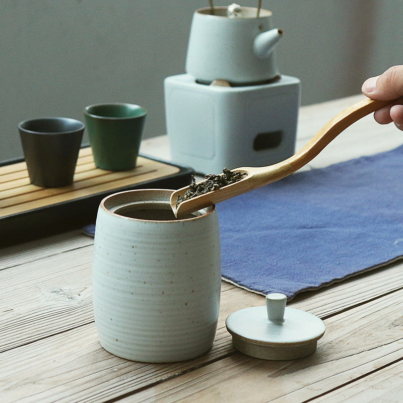 Théière rétro artisanale cuite au four