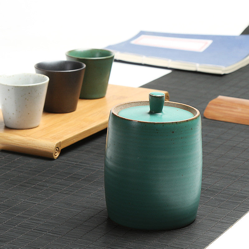 Théière rétro artisanale cuite au four