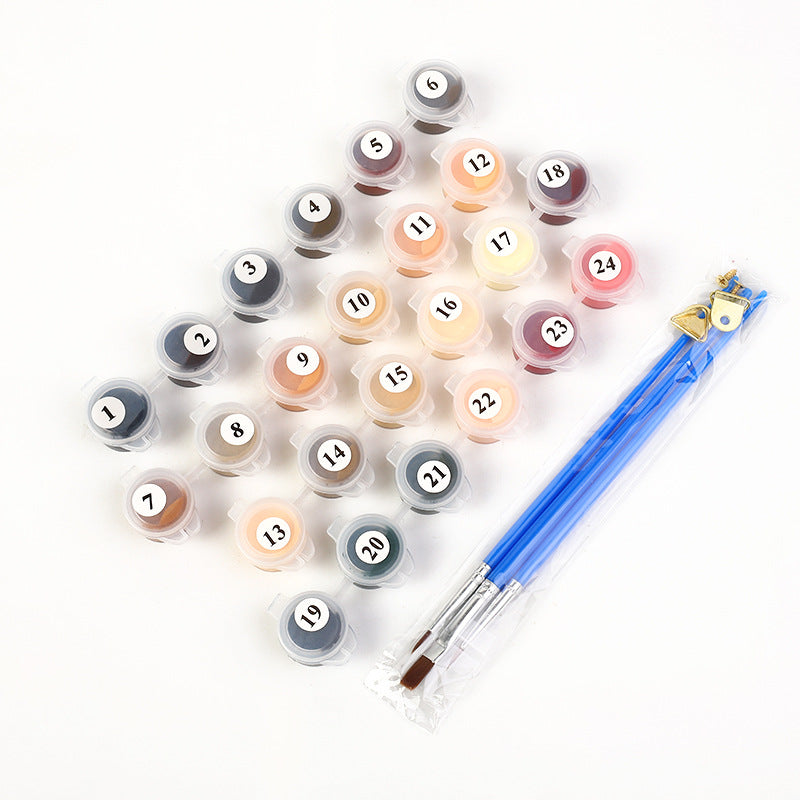 Peinture numérique DIY paysage naturel peinture fleur