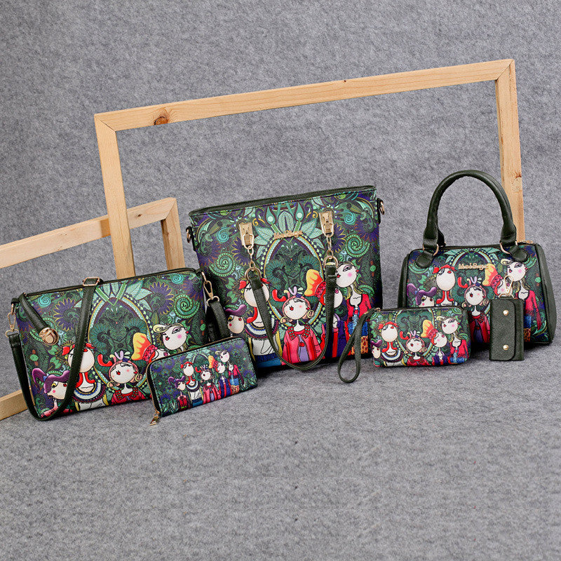 Sac à main de mode à épaule unique - Impression européenne et américaine