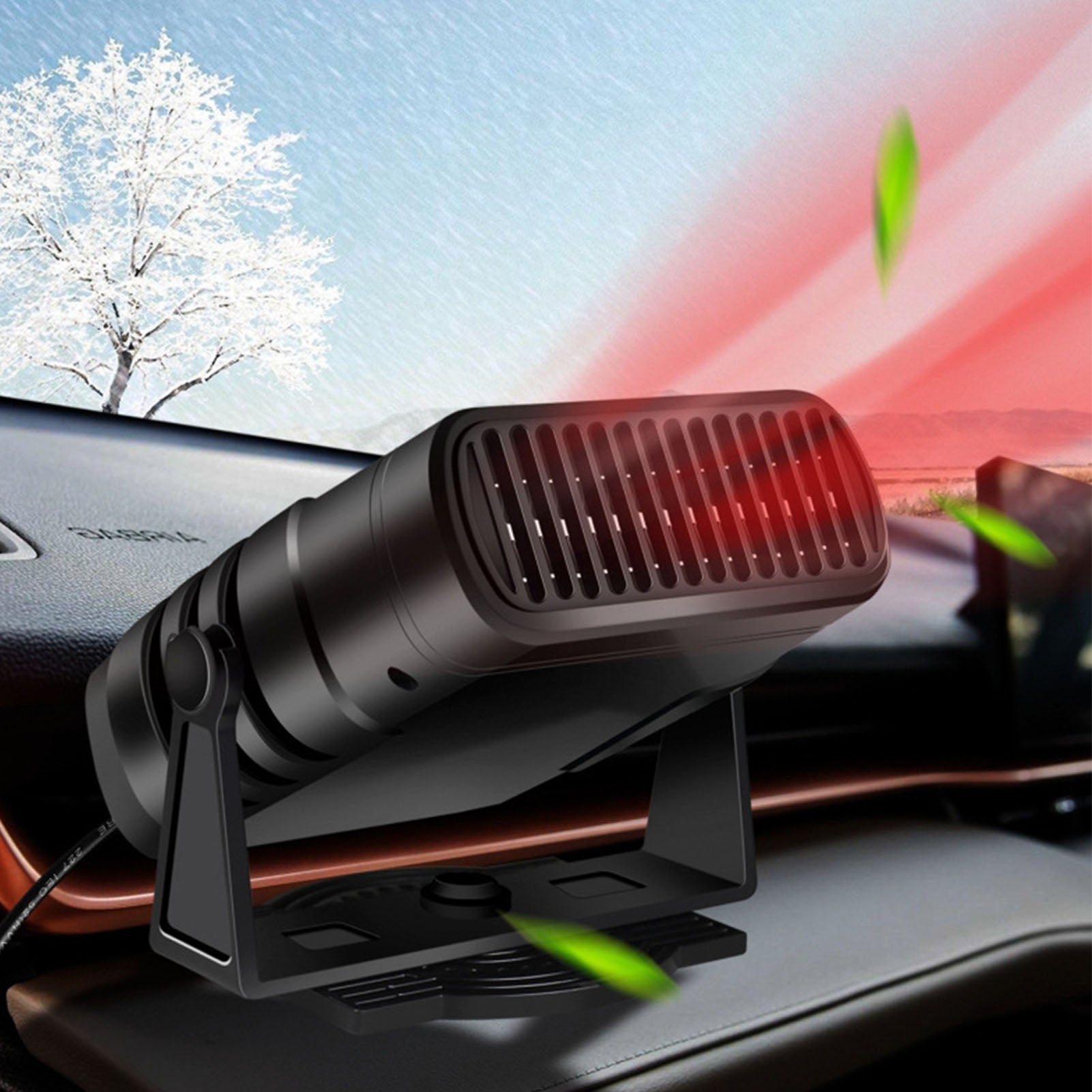 Chauffage de Voiture Multifonctionnel avec Purificateur - Puissance 120/240 W