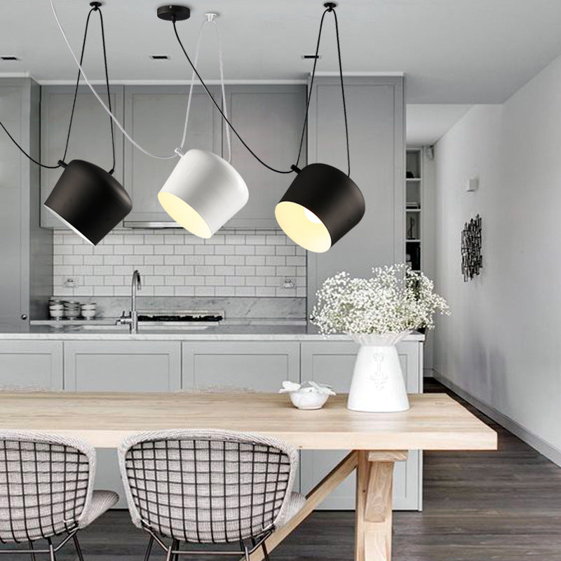 Lustre Moderne en Aluminium avec LED pour Restaurant et Fenêtre - Modèle Snare
