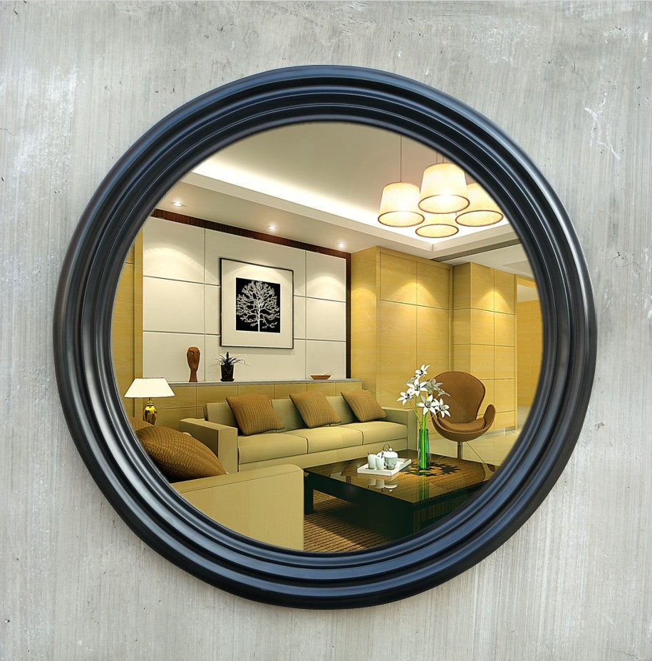 Miroir de Salle de Bain Rond American Vintage Décoration