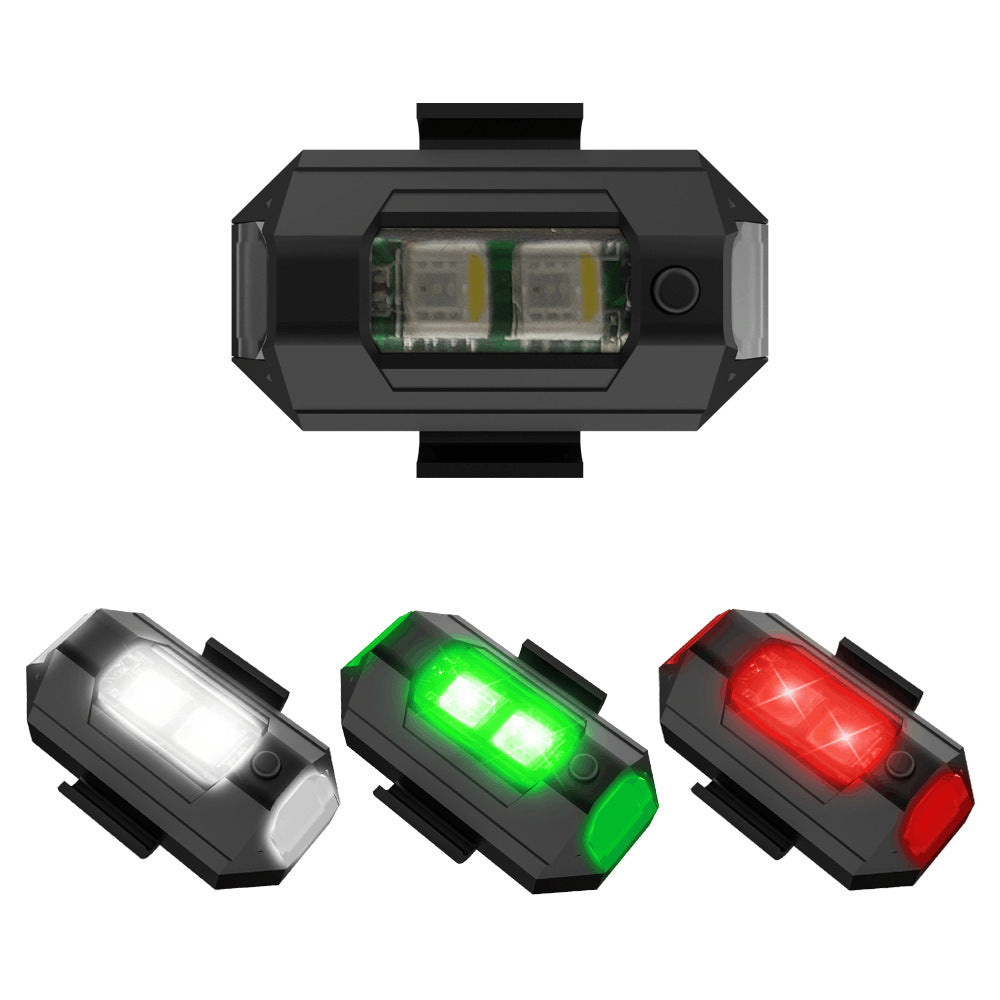 Feu de Signalisation pour Drone avec Lumière Stroboscopique 7 Couleurs Indicateur de Direction