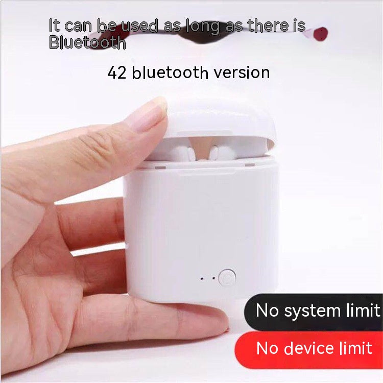 Casque sans fil Bluetooth avec compartiment de charge stéréo S, élégant et pratique