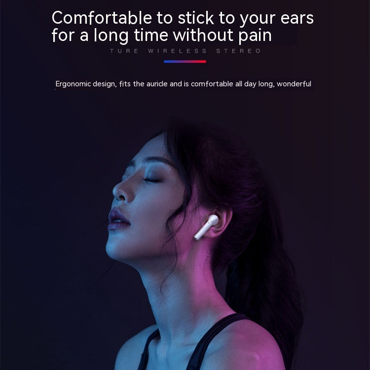 Casque sans fil Bluetooth avec compartiment de charge stéréo S, élégant et pratique