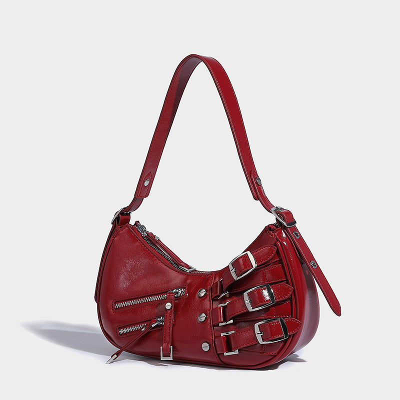 Sac d'aisselle en denim style rétro américain