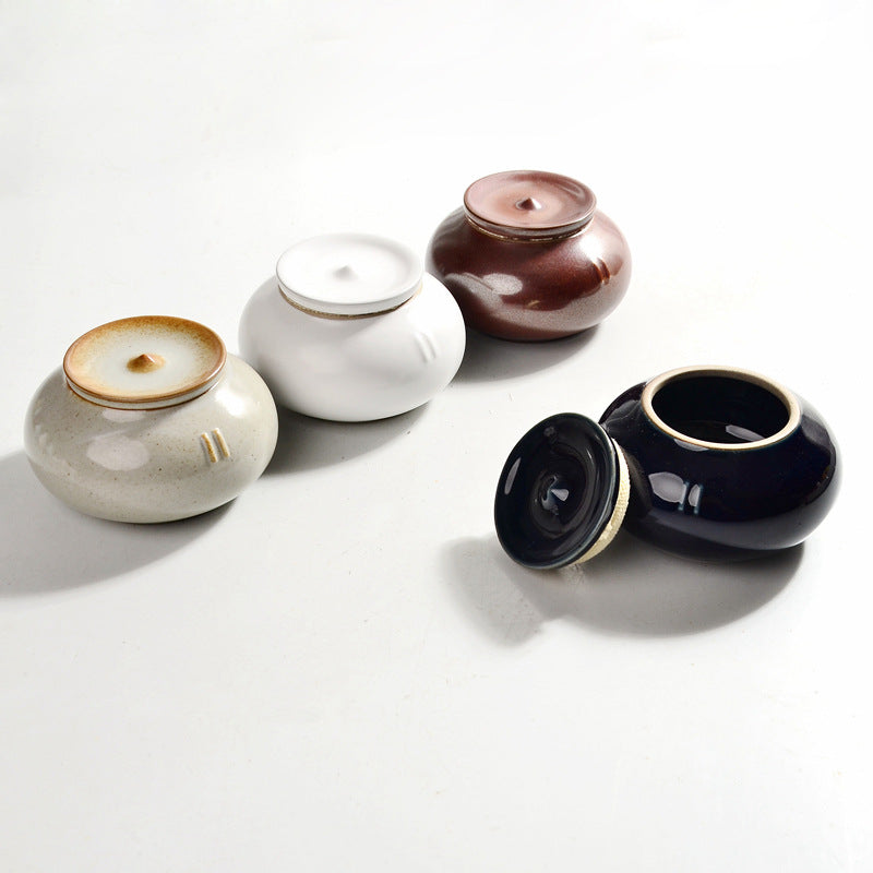 Théière en Céramique Ronde Rétro