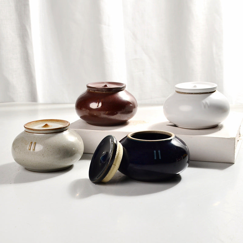 Théière en Céramique Ronde Rétro