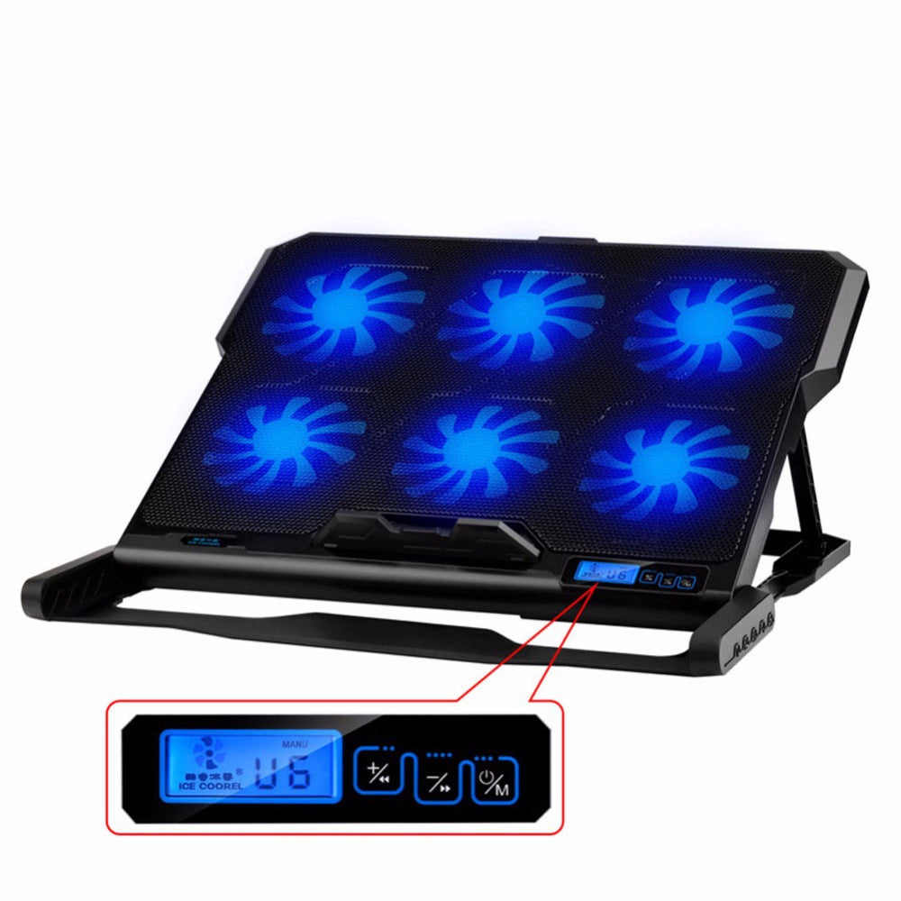 Plaque de refroidissement pour ordinateur portable ultrafin en métal noir