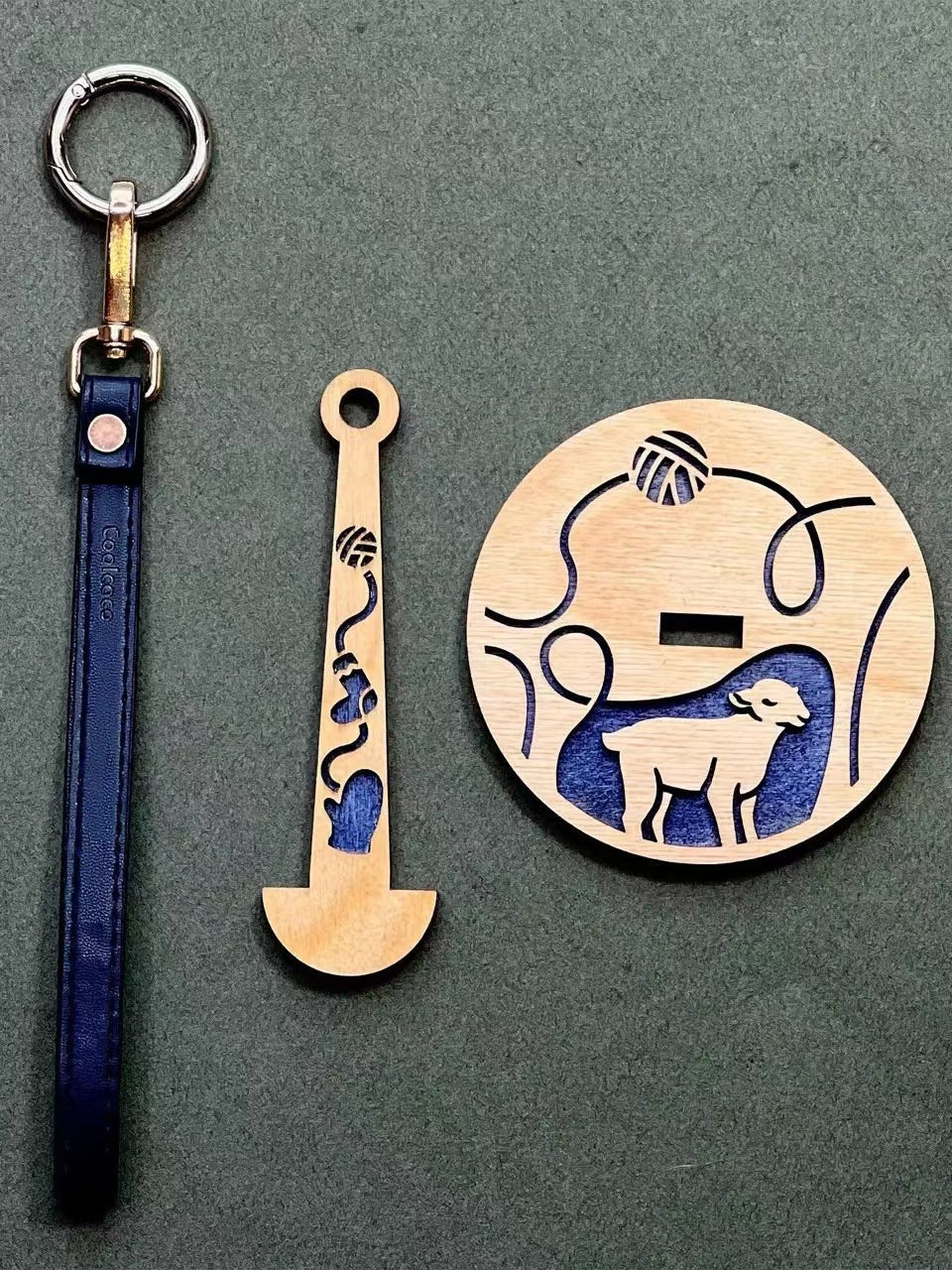 Support portable d'artisanat en bois pour poignet afin d'éviter l'emmêlement et le mauvais alignement