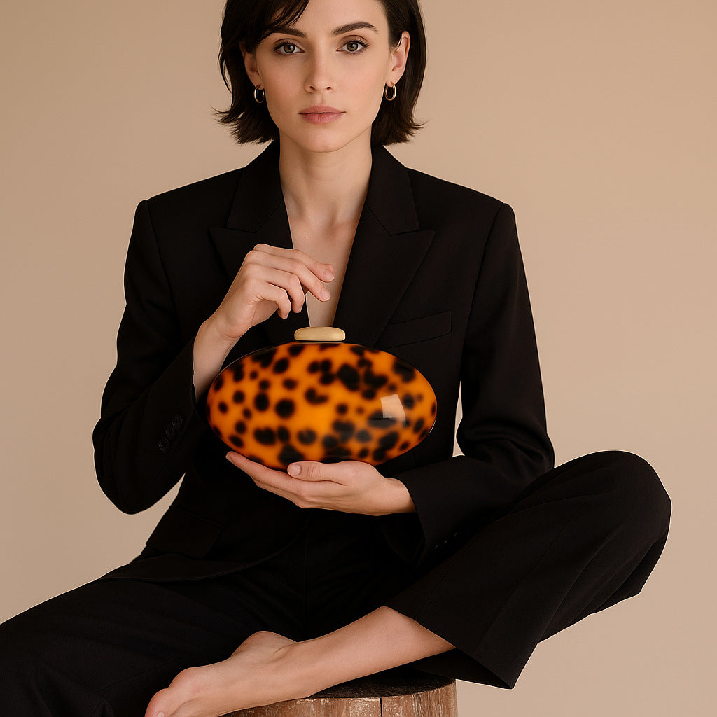 Nouveau Sac de Soirée pour Femmes en Acrylique à la Mode, Rectangle Rigide
