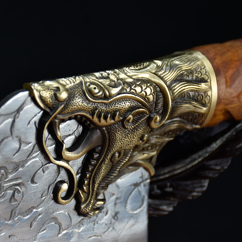 Couteau de chef en forme de fantôme vintage fait à la main