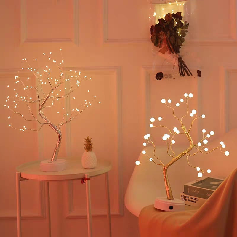 Lumière de Chambre à Fil de Cuivre LED, Style Nordique, Ambiance Chaleureuse