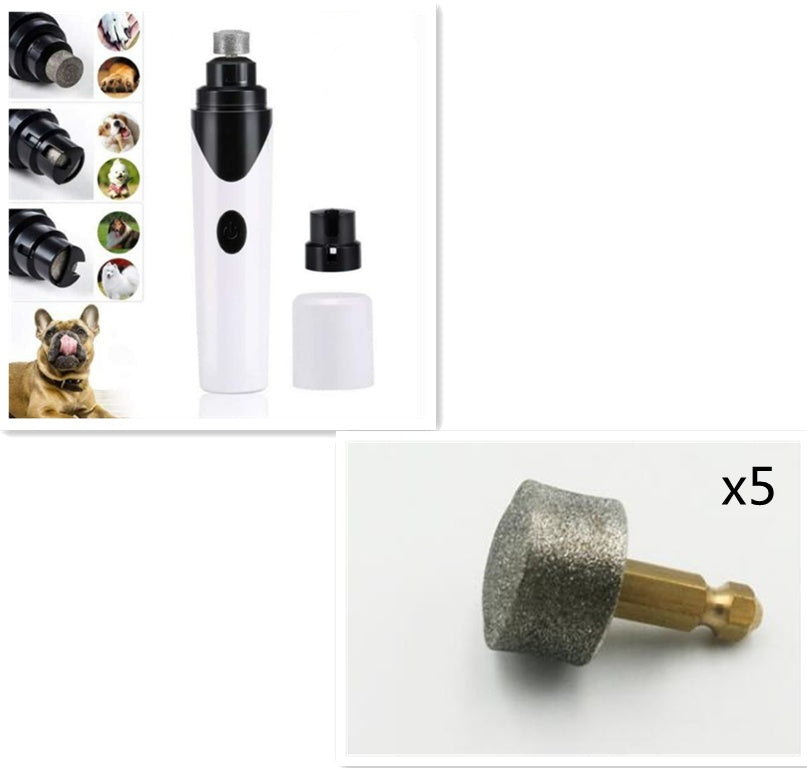 Taille-crayon électrique et coupe-ongles pour chien et chat, nettoyeur intégré