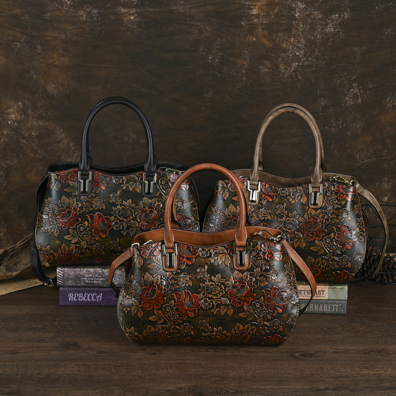 Sac épaule rétro grand volume, à main, pour un style unique et pratique