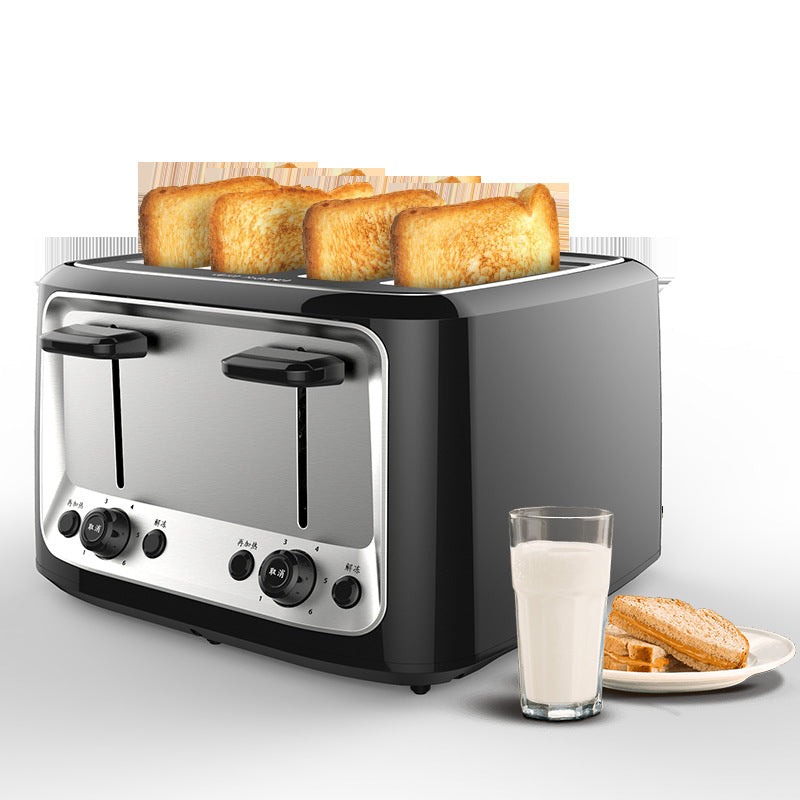 Grille-pain automatique multifonction à quatre fentes pour usage domestique