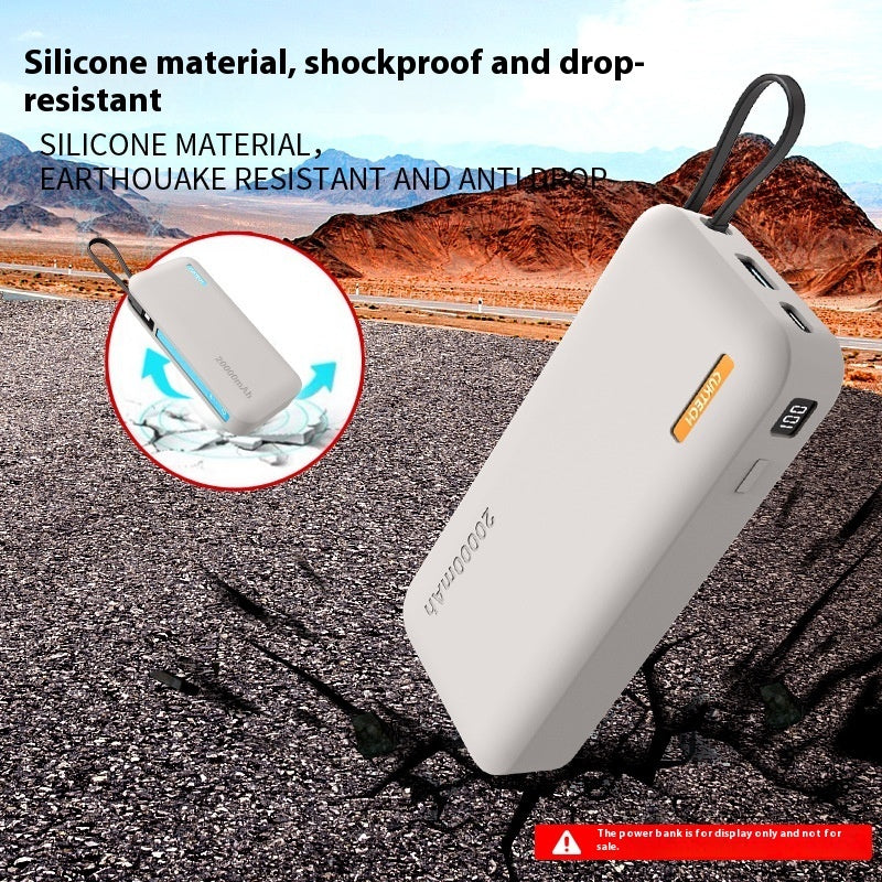 Coque de Protection en Silicone pour Batteries Externes 20000mAh - Durabilité et Style