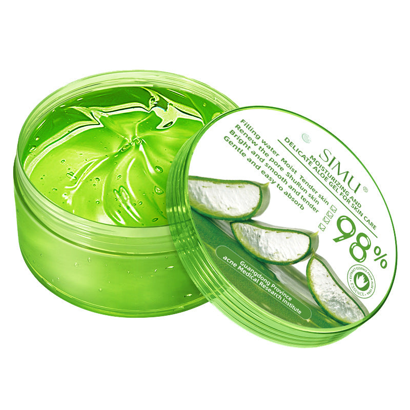 Gel hydratant et anti-acné à l'aloe vera pour soins de la peau, produit apaisant