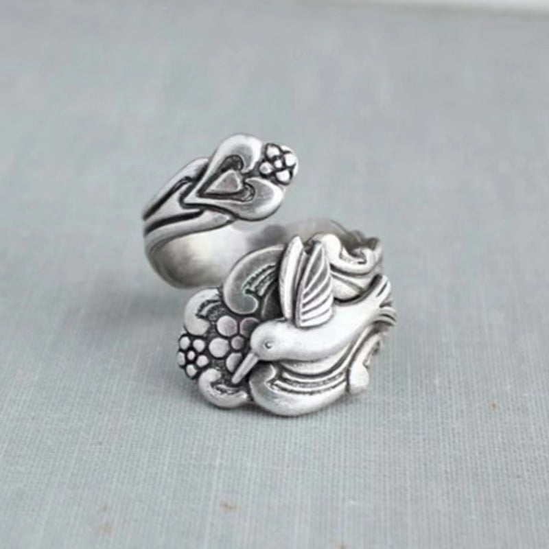 Bague Azalée Rétro pour Hommes et Femmes