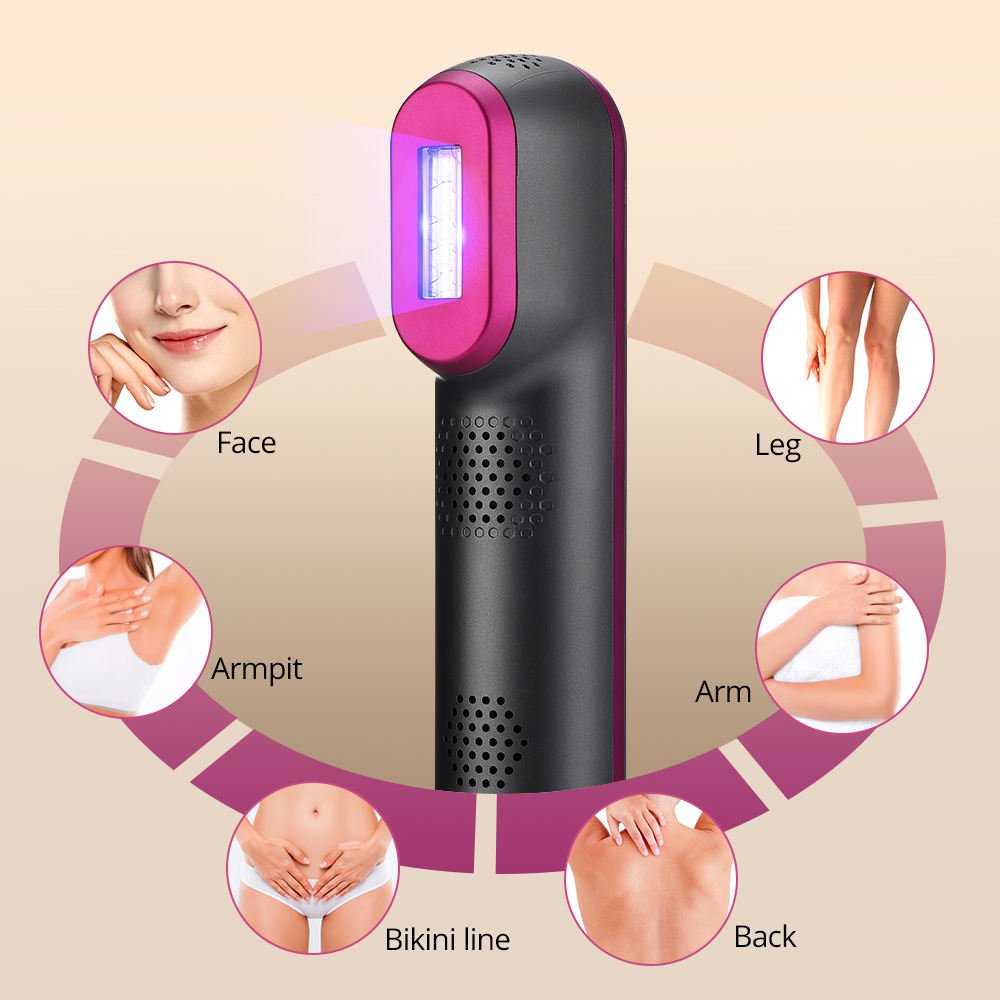 1PCS Laser Hair Removal For Women And Man 100,000 Flashes IPL Painless Laser Hair Removal - IVOIRART.COM