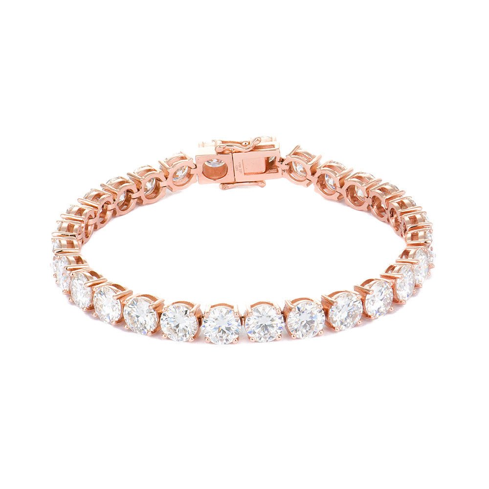2-6mm Full Set Moissanite Girl S925 Silver Ao Advanced Design Bracelet - IVOIRART.COM