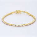 2-6mm Full Set Moissanite Girl S925 Silver Ao Advanced Design Bracelet - IVOIRART.COM