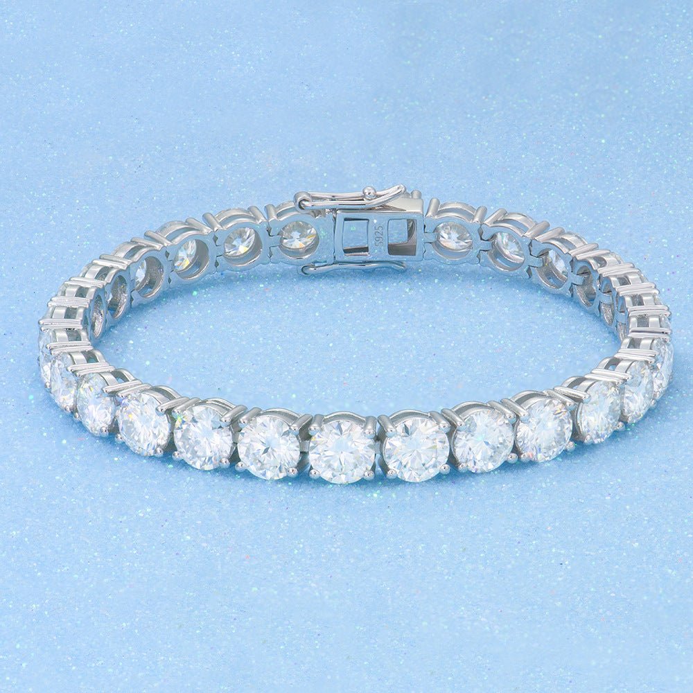 2-6mm Full Set Moissanite Girl S925 Silver Ao Advanced Design Bracelet - IVOIRART.COM
