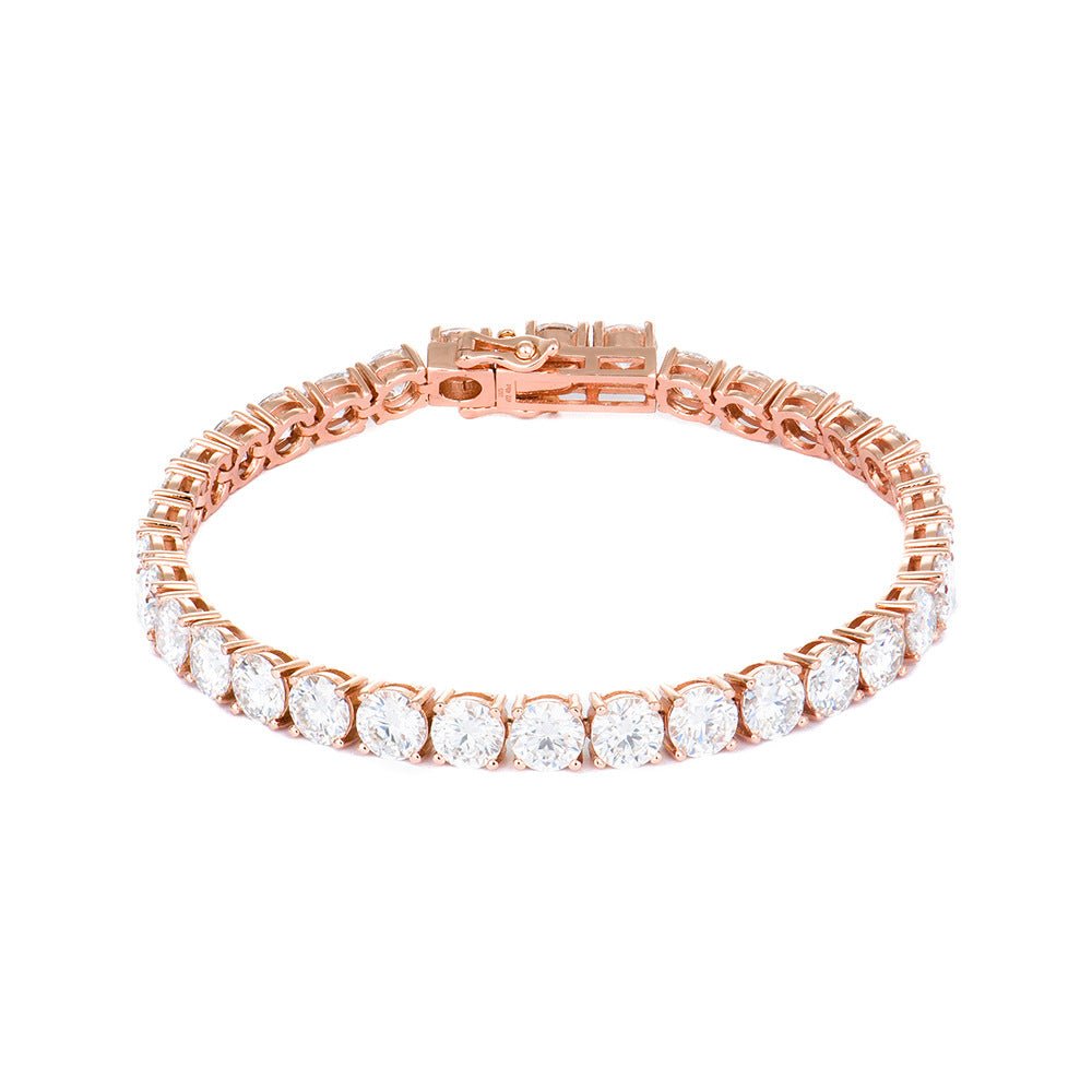 2-6mm Full Set Moissanite Girl S925 Silver Ao Advanced Design Bracelet - IVOIRART.COM