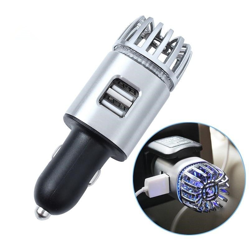 2 in 1 Car Charger Air Purifier - IVOIRART.COM