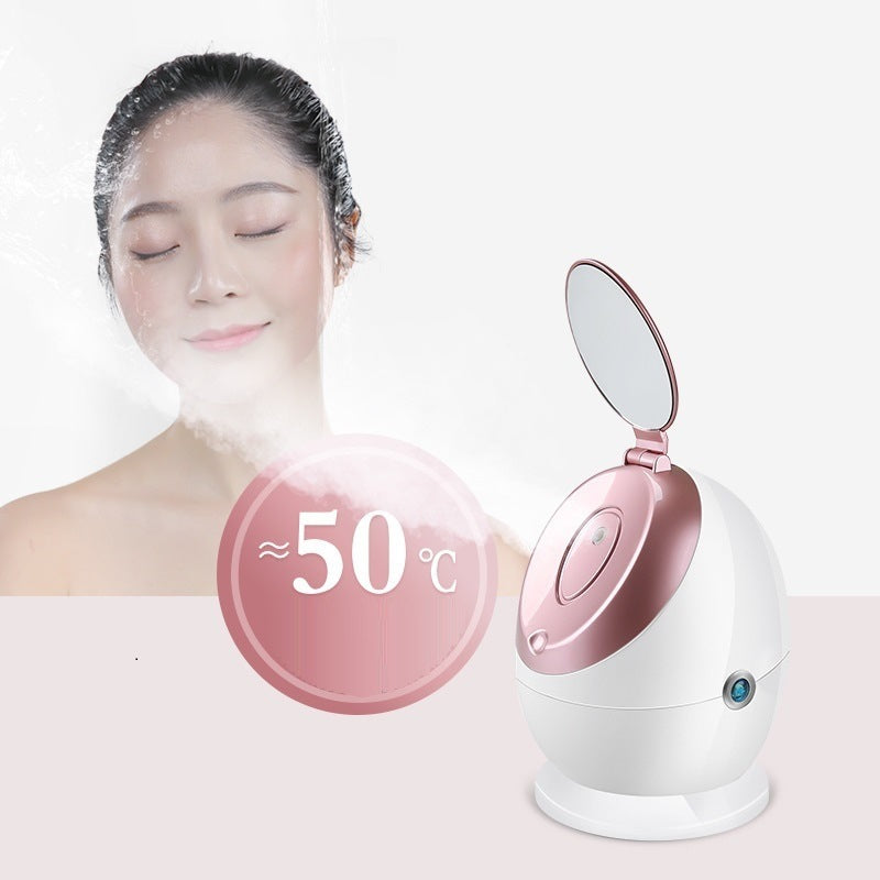 Vaporisateur Facial Nano Ionique - Modèle SA-166A, Pulvérisation Thermique, Blanc
