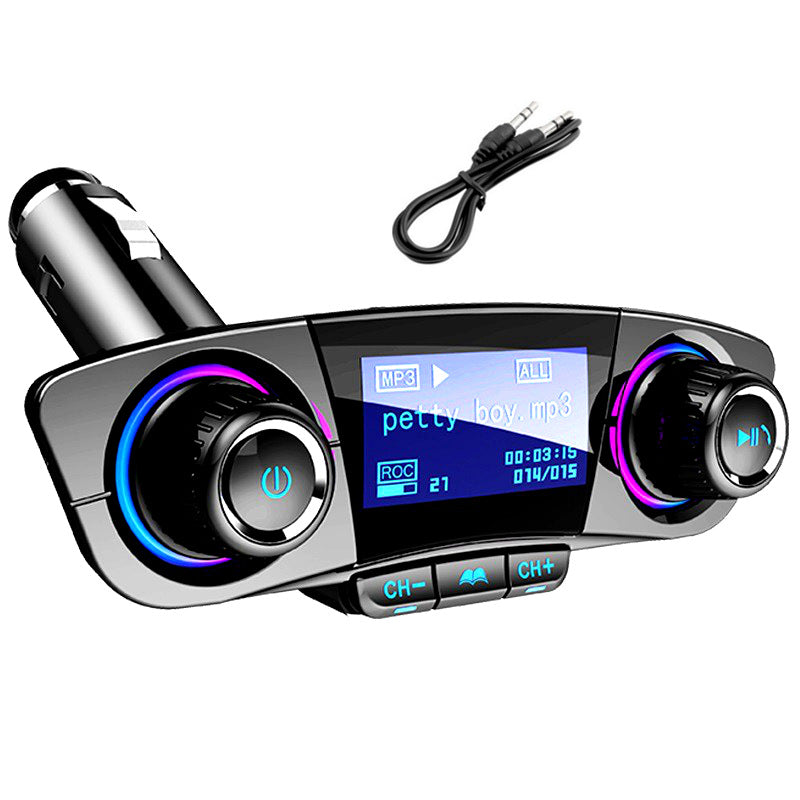 Lecteur MP3 de Voiture Bluetooth 5.0 avec Écran LED 1,3 Pouces et Double USB 2,1A